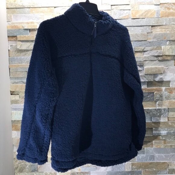 Elodie Half Zip Faux Shearling Pullover - Picture 3 of 7
